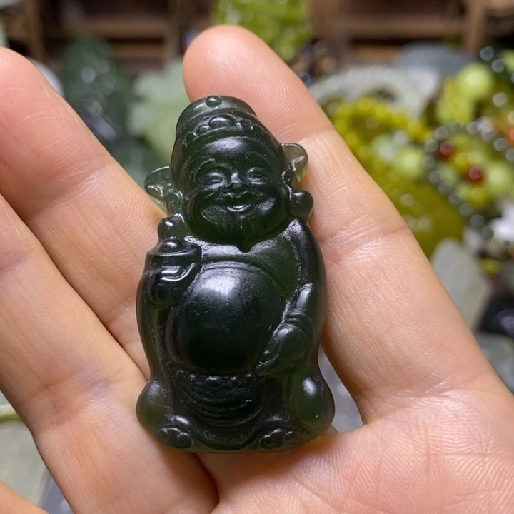 岫玉未镶嵌岫玉颈饰