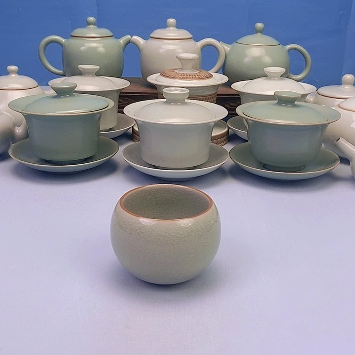 杯冰花龙蛋杯原矿原釉原产地