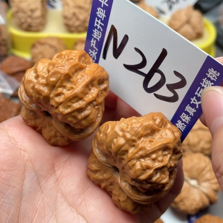 文玩核桃把件蛙蛙38尺