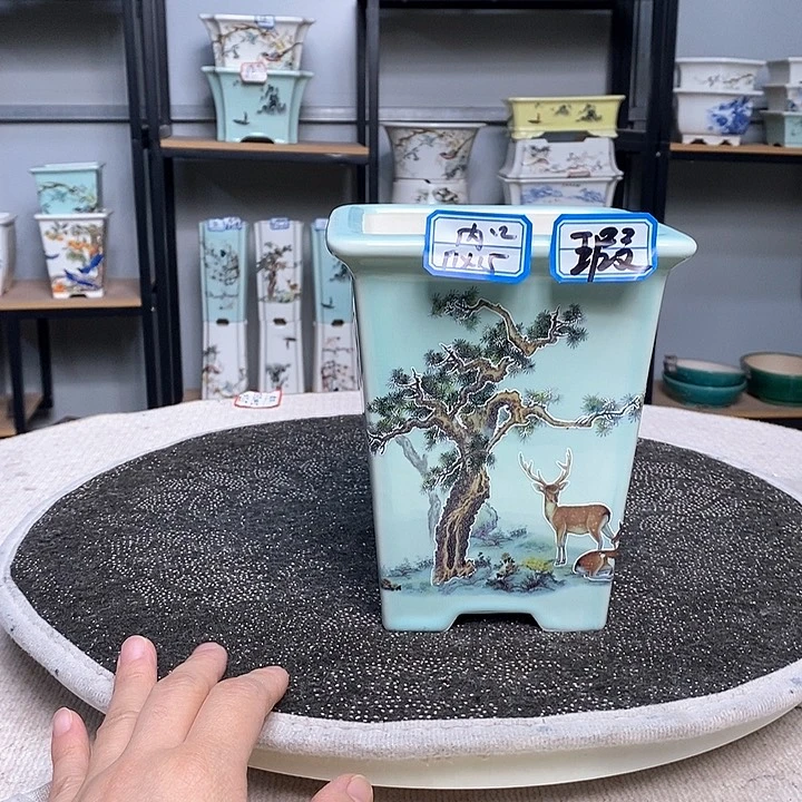 紫砂的花盆很漂亮20
