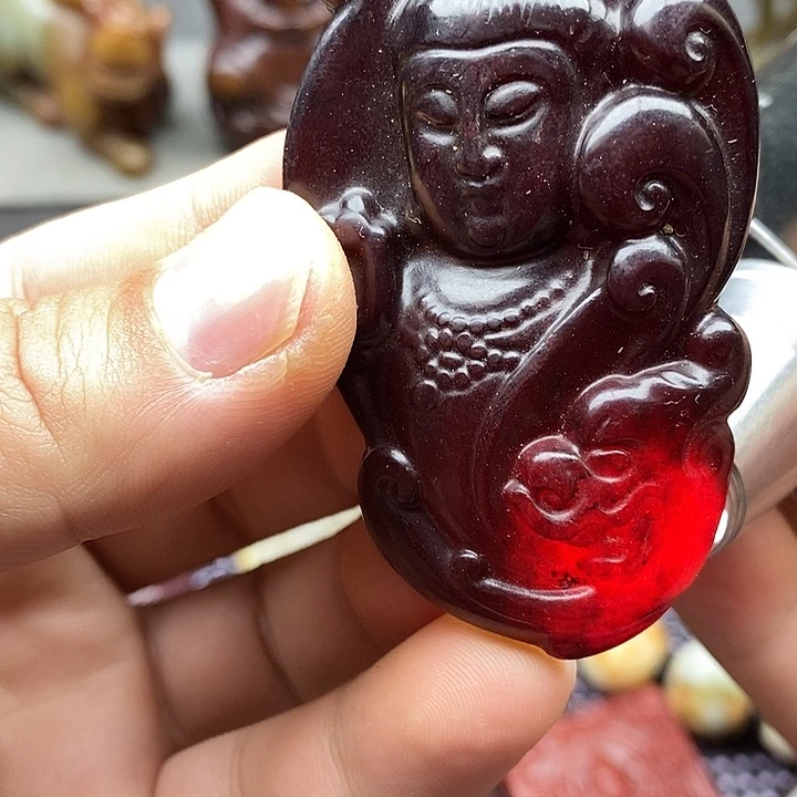 未镶嵌蛇纹石玉颈饰