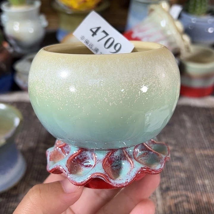 口6高8 手工花盆满30包邮