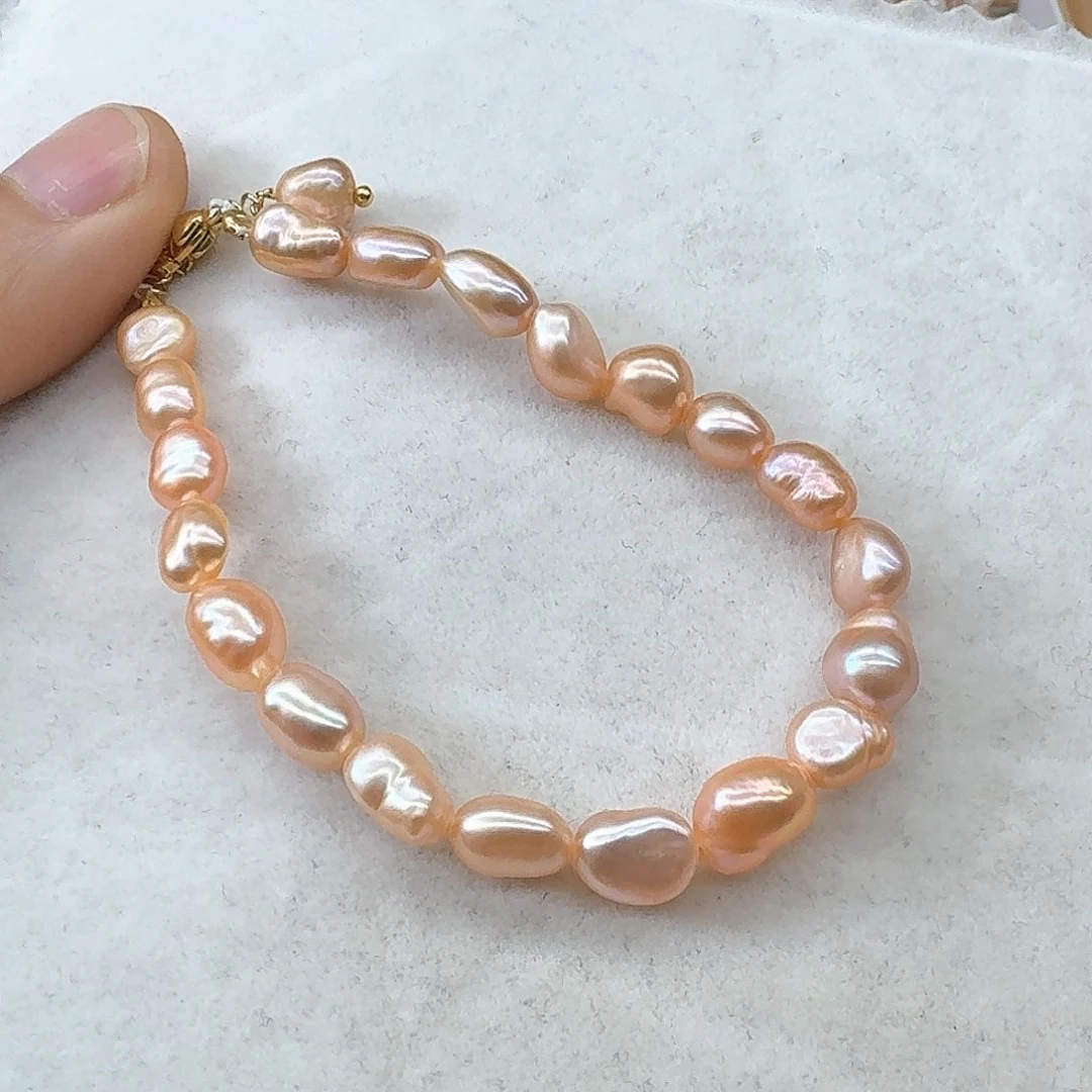 银S925镶嵌淡水珍珠发饰