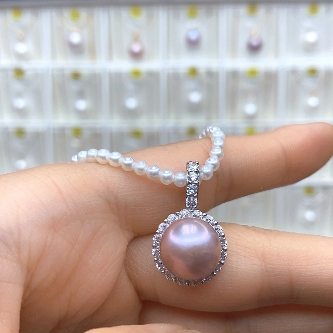 淡水珍珠合金颈饰