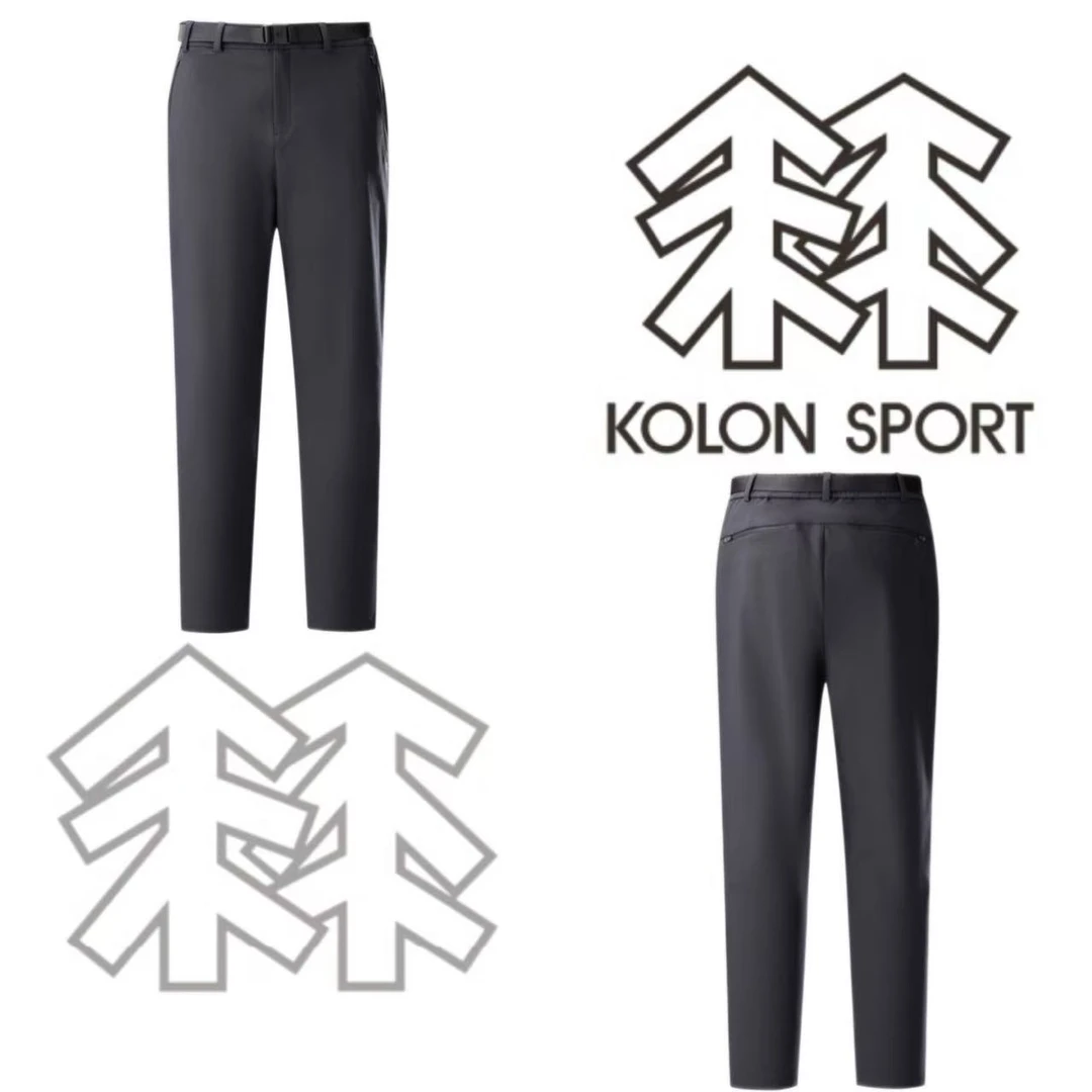 可隆/KOLON SPORT 女款春秋直筒裤软壳裤商务休闲运动女士直筒裤