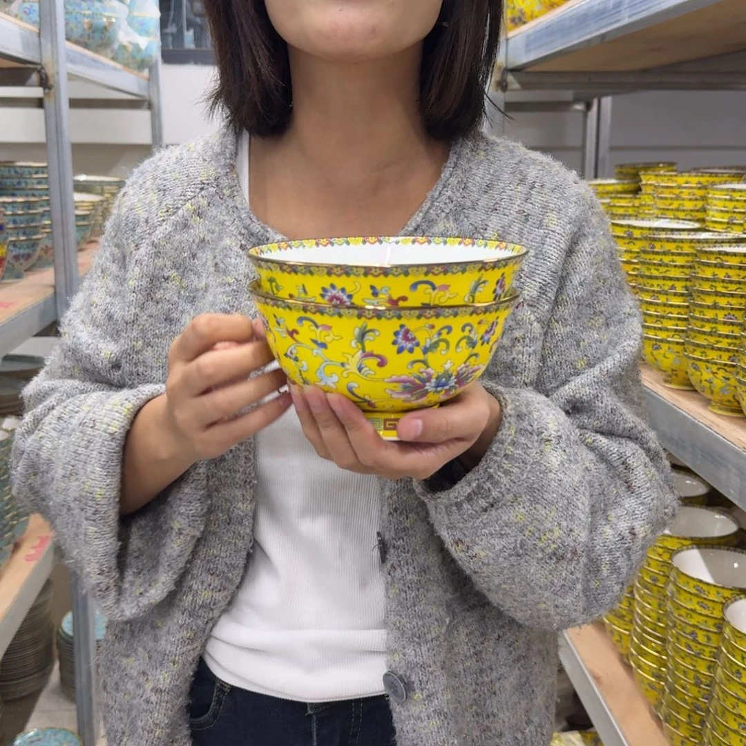 景德镇珐琅彩餐具