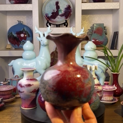 瓷片禹州神后钧瓷原产地~