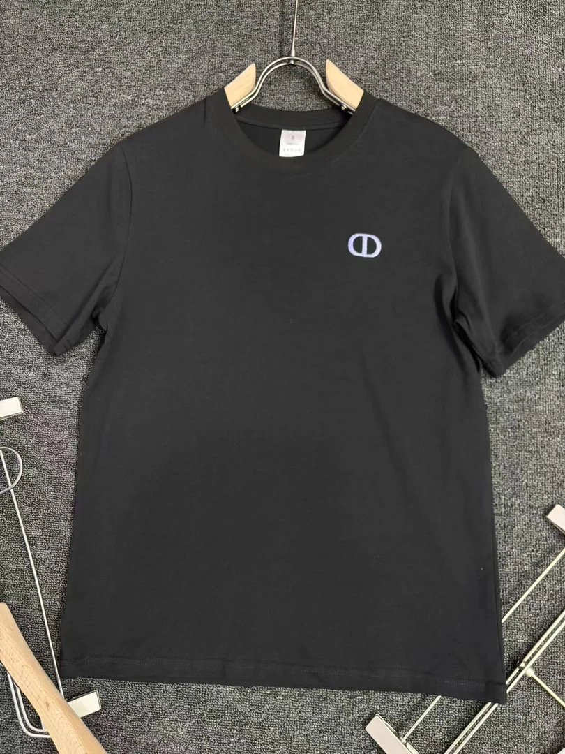 2114-迪 -变色 -新品男士时尚休闲针织短袖百搭半袖-yz