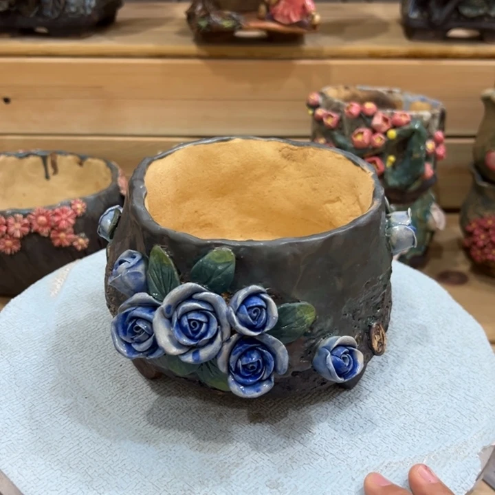 陶然多肉花盆百搭