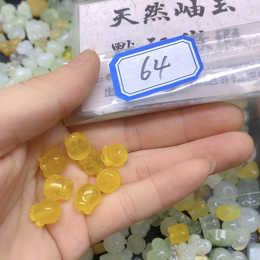 蛇纹石玉颈饰未镶嵌我****玩64