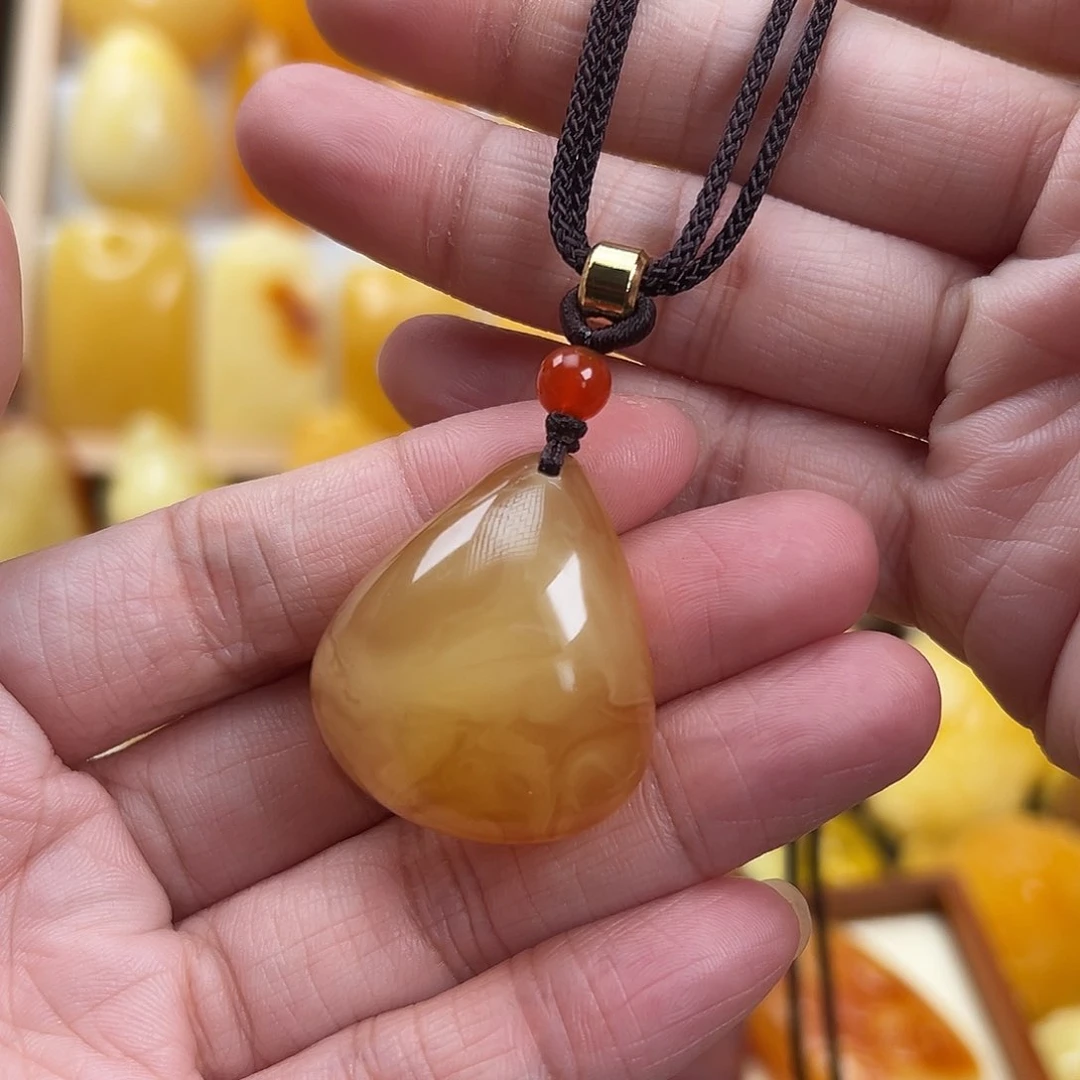 蜜蜡颈饰未镶嵌蜜蜡