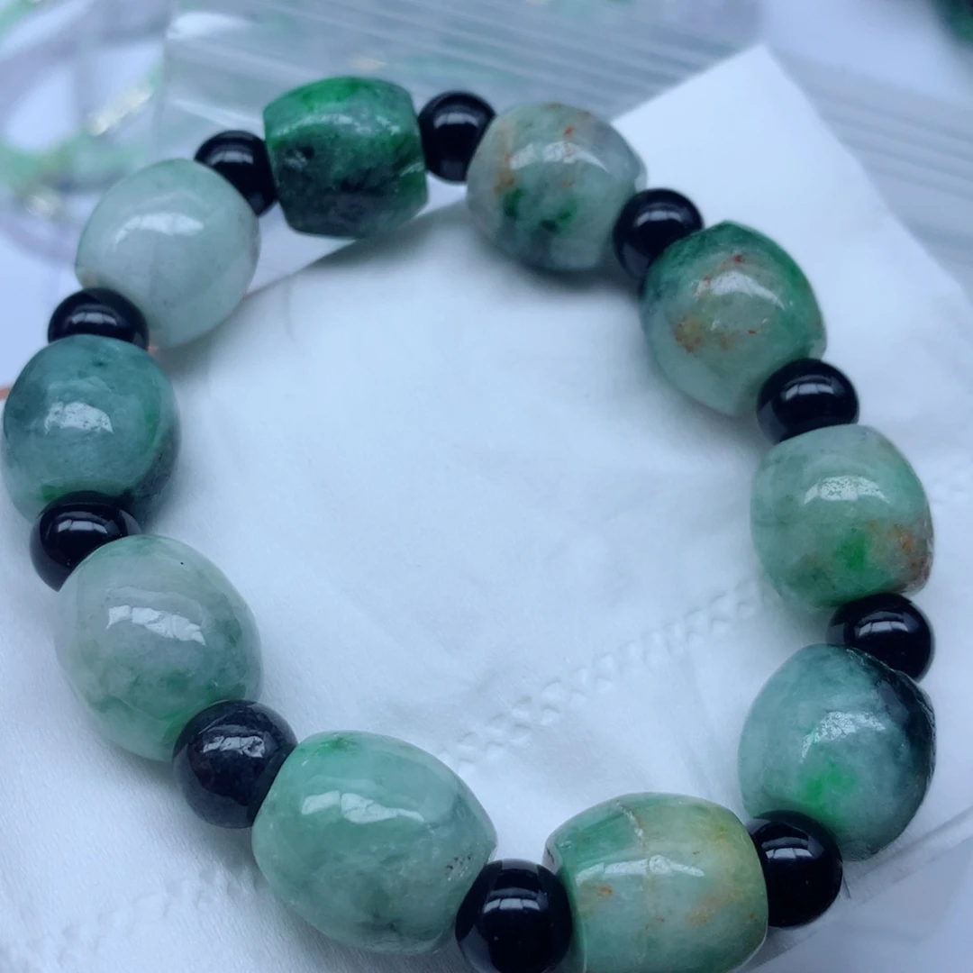 翡翠未镶嵌颈饰手串