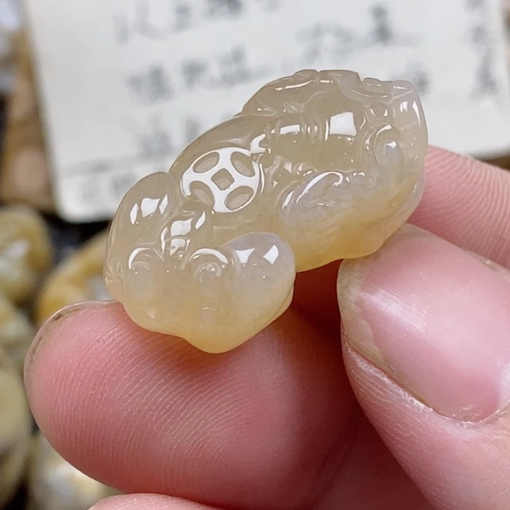 颈饰未镶嵌硅化珊瑚（珊瑚玉）小