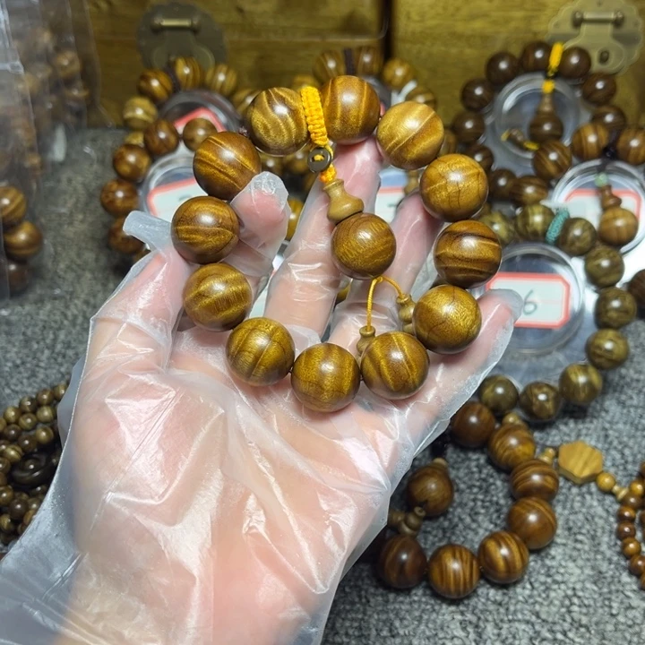 楠木（金丝楠）手串/手链枯木老料水波2.0