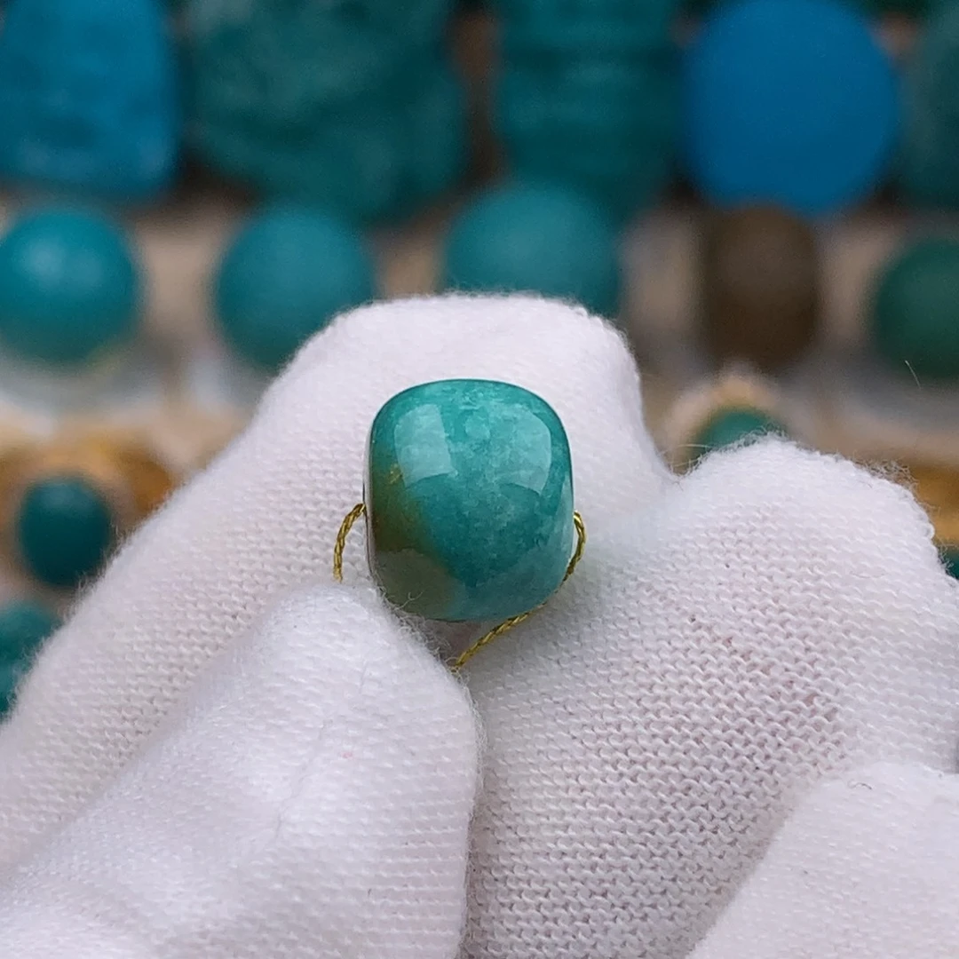 未镶嵌绿松石珠宝奇石10.5mm