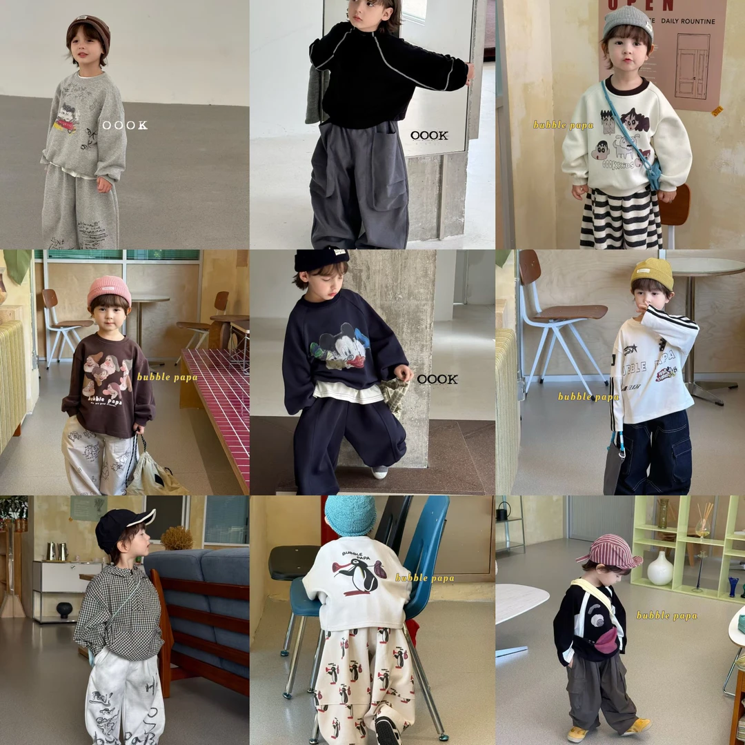 JJM · 25秋【451-500】男童秋款bubble papa 小沫熊实体品牌童装
