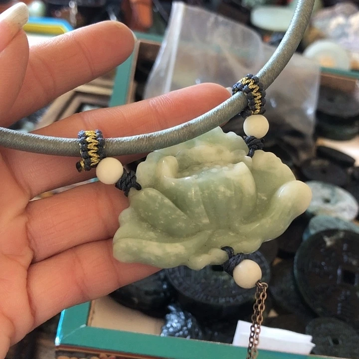 岫玉未镶嵌岫玉挂件