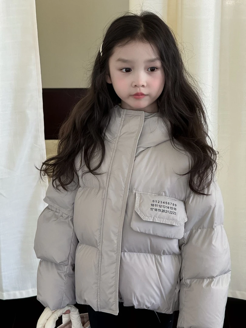 2025 米茶家童装 超厚设计款数字90白鸭绒 主播超爱款