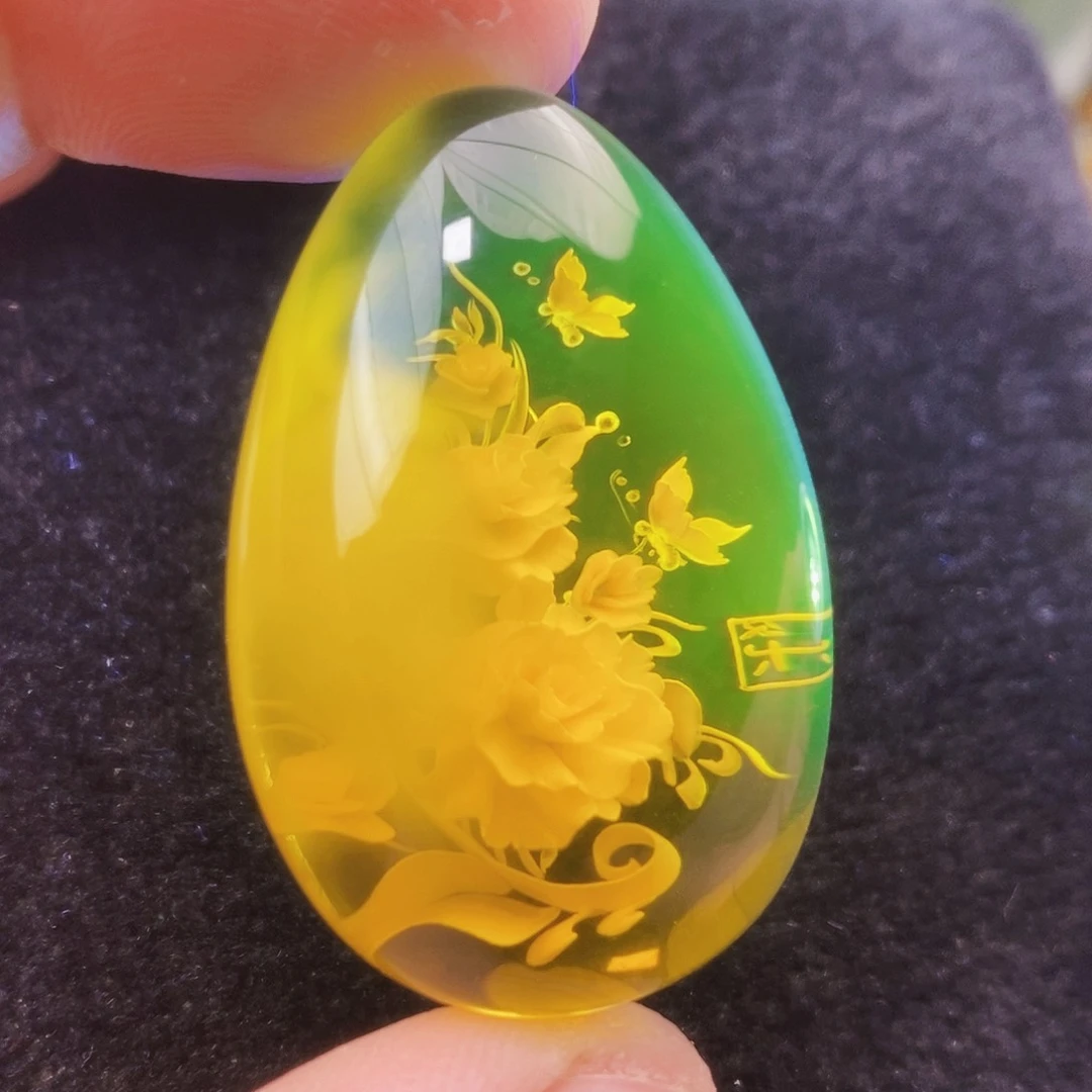 【闪购商品】金珀吊坠(不含链)未镶嵌
