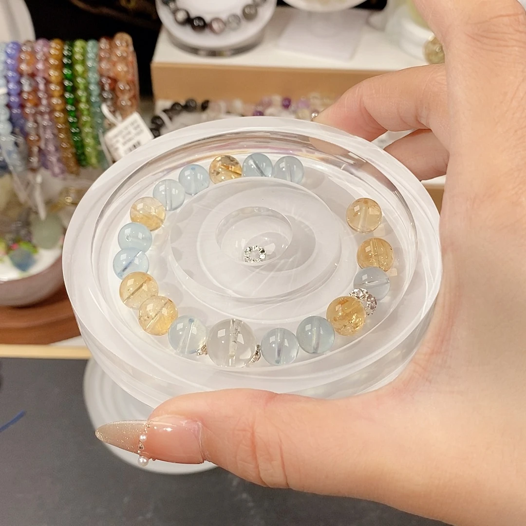 水晶手链未镶嵌鹿****m15黄阿塞挑