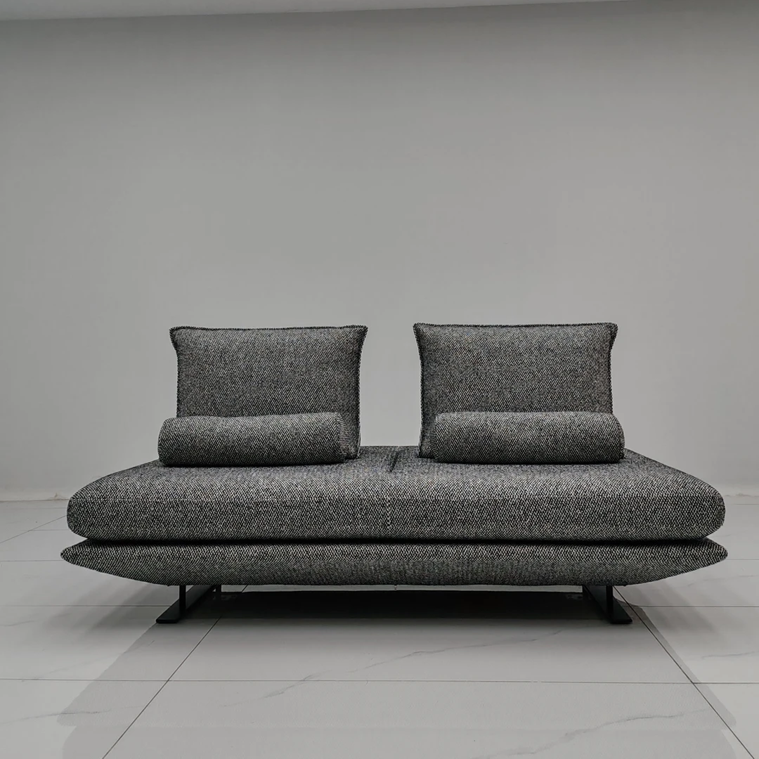 布艺沙发极简简约意式复古北欧三人位极简沙发普拉多沙发客厅