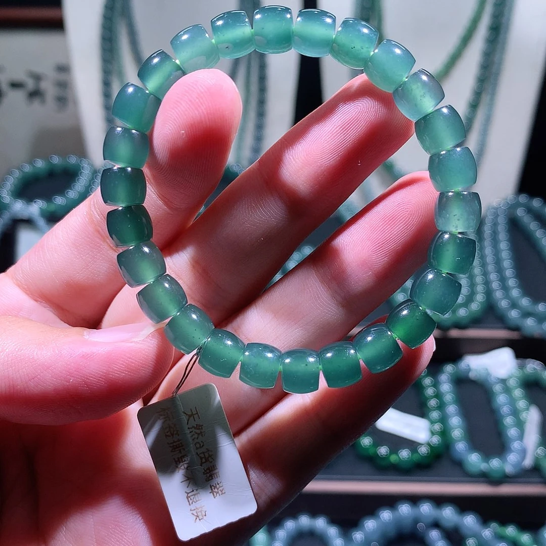 未镶嵌手链翡翠天然a货翡翠手串8