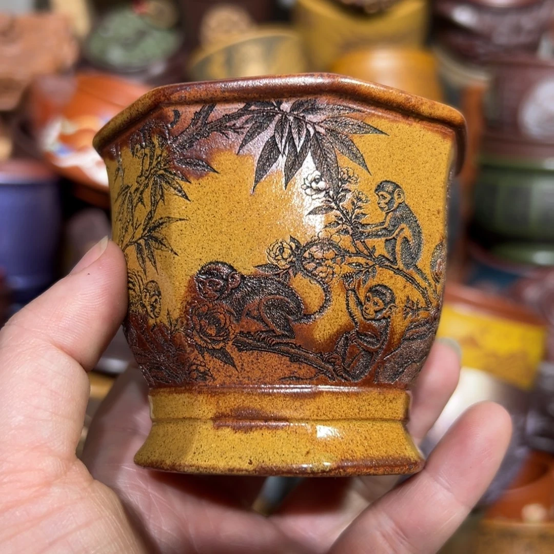 紫砂茶杯宜兴紫砂主人杯