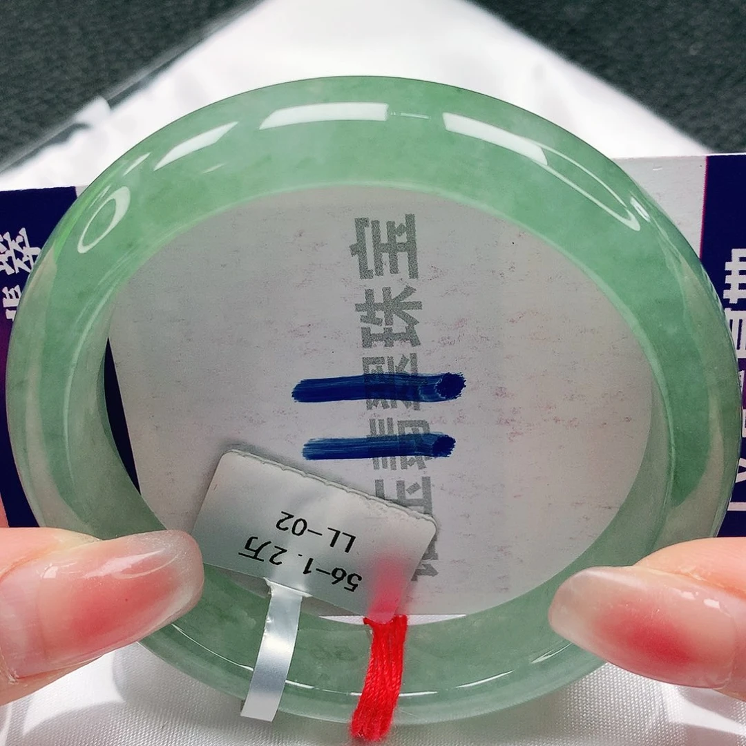 翡翠手镯未镶嵌缅甸天然a货翡翠56