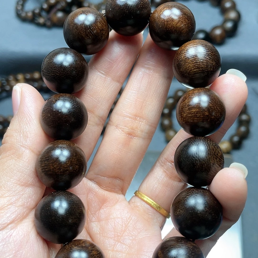 沉香手串富森红土瘤疤1.6