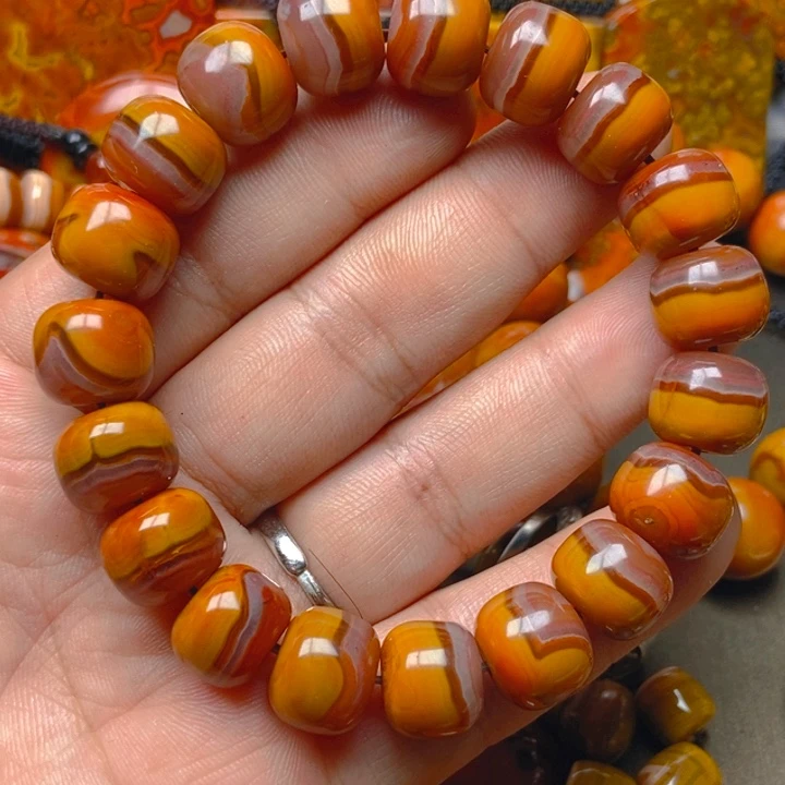 未镶嵌手串玛瑙/玉髓一*