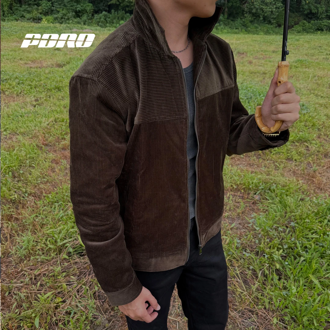 【PDRD上新】“高奢灯芯绒”硬核夹克全棉秋冬新款硬汉显肩宽外套