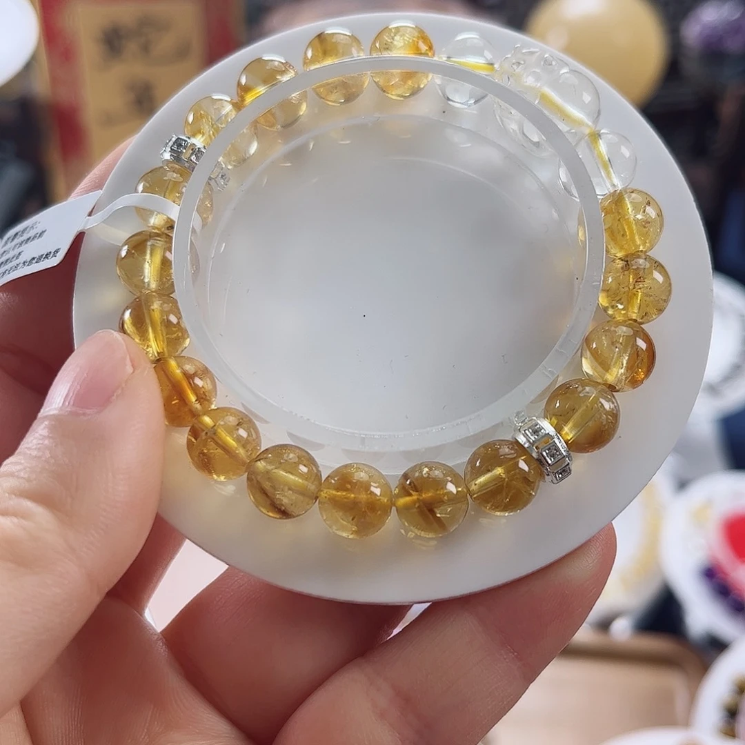 水晶手链未镶嵌何***.单圈