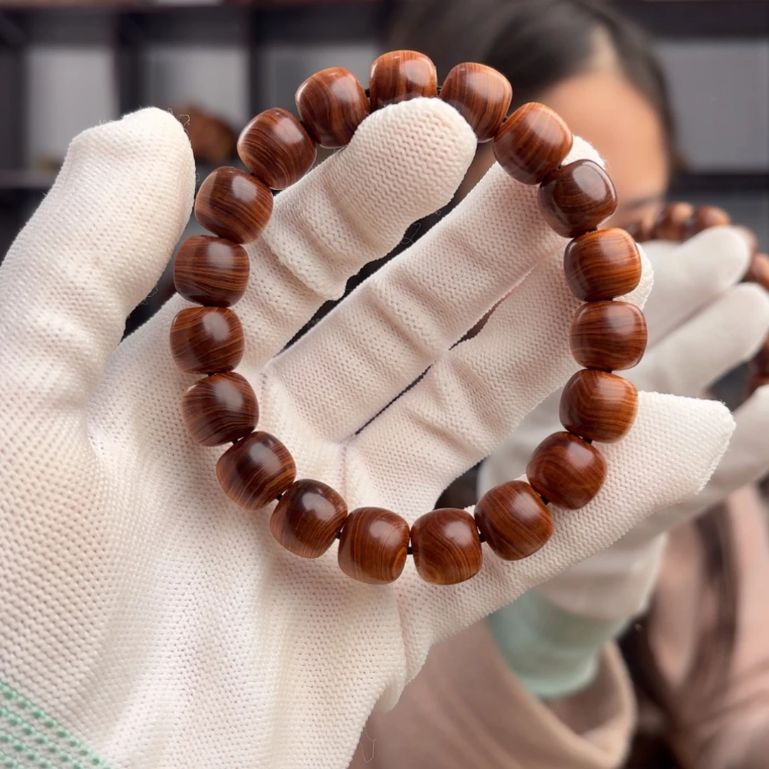 柏木（崖柏）手串/手链 精品黑油11.12泥膏香料药香18.3