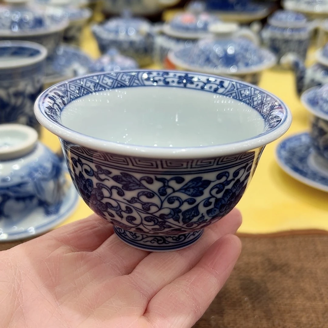 风*雨正宗紫晶柴窑压手杯