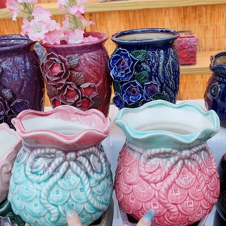 有孔.多肉陶瓷花盆！