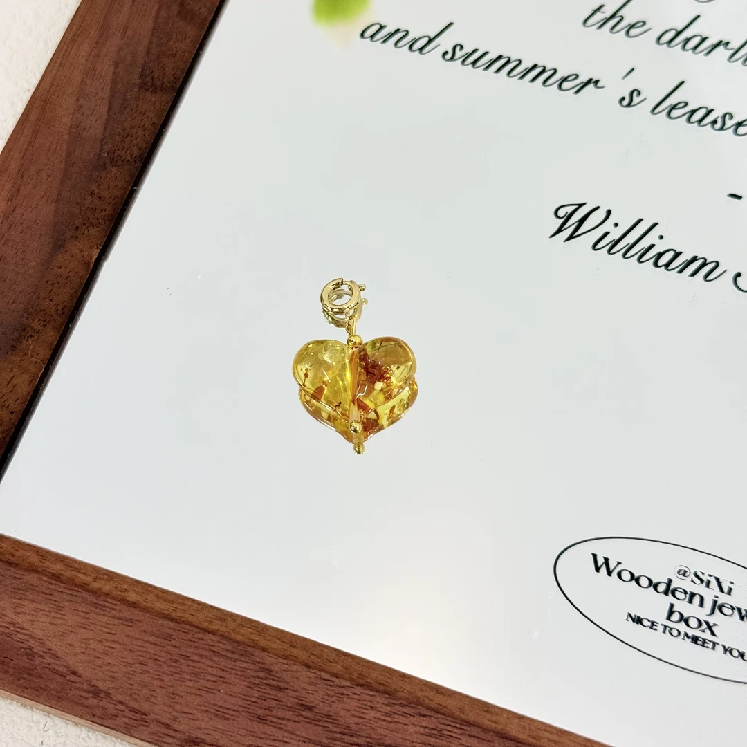 铜合金仿水晶吊坠 XL-144时尚爆款屁桃爱心简约吊坠