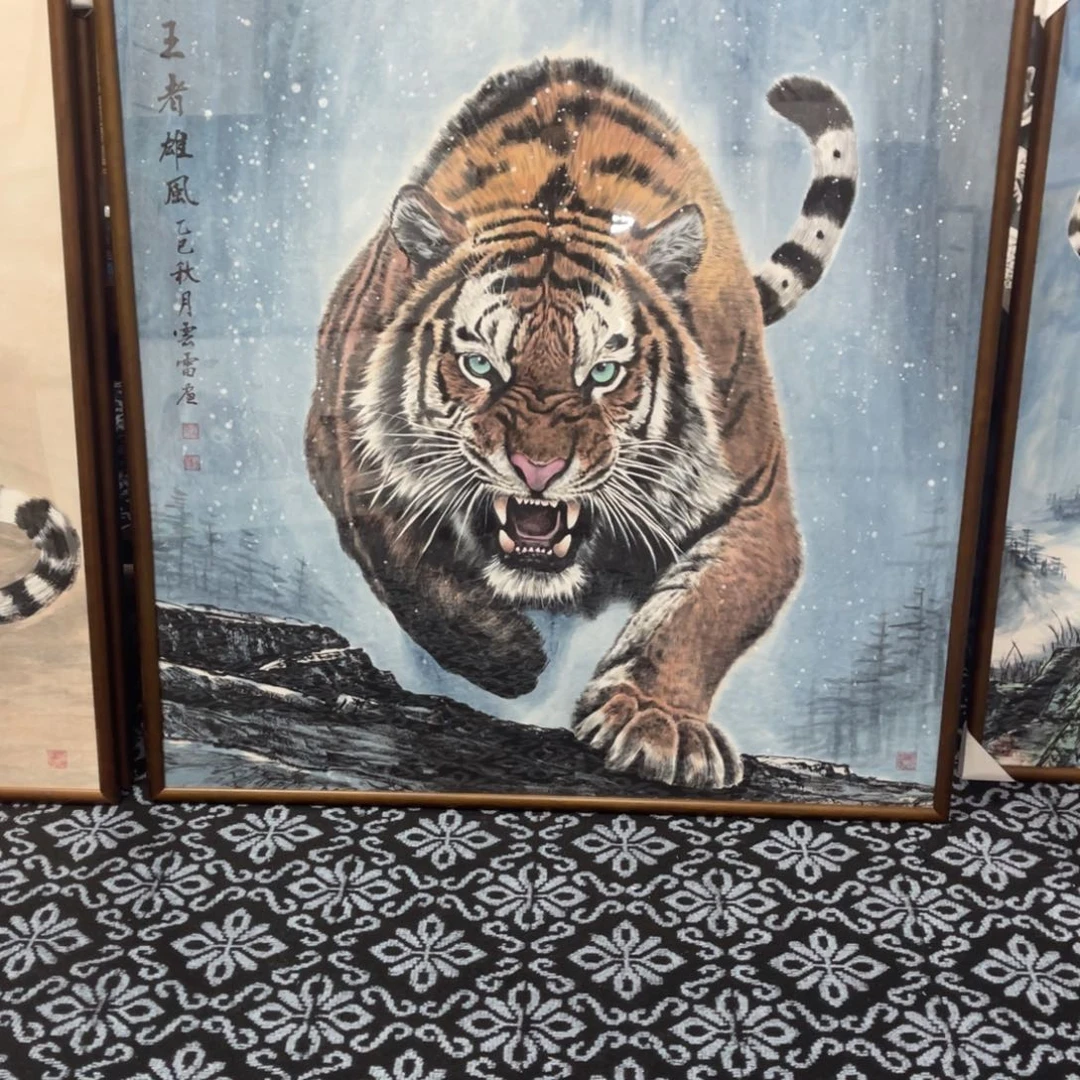 未***来国画手绘国画王者雄风