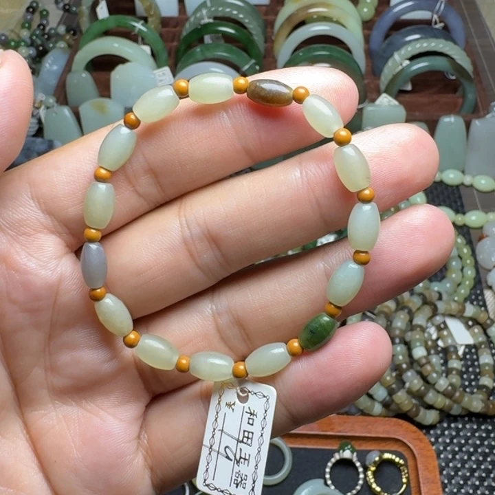 未镶嵌手串和田玉