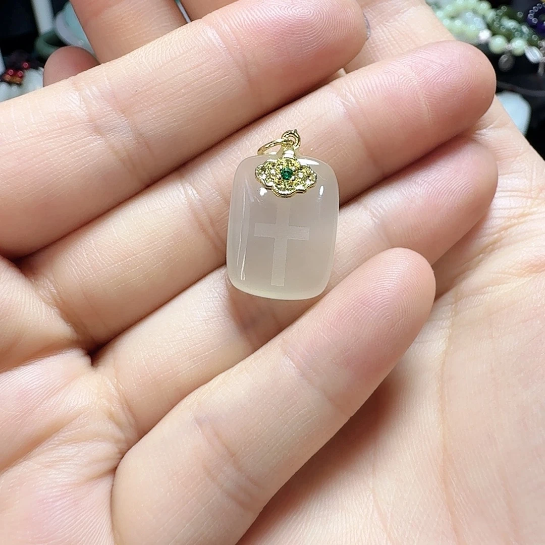 玛瑙/玉髓合金颈饰