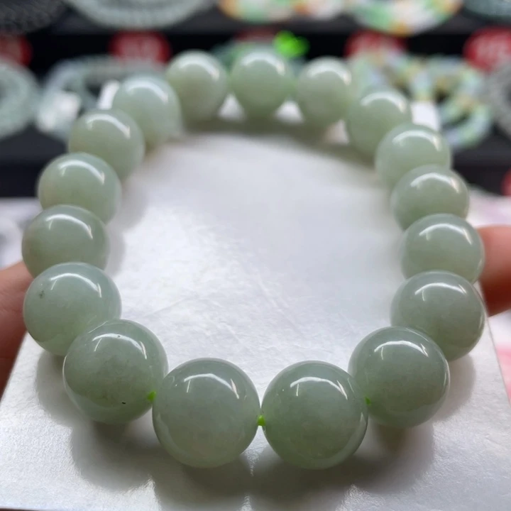 未镶嵌手链翡翠卡12有纹