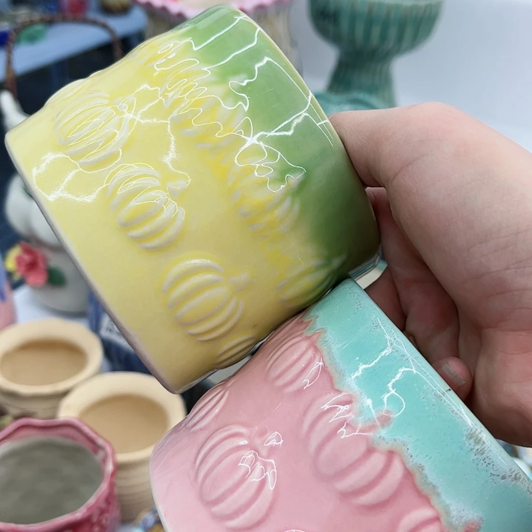 【闪购商品】陶瓷多肉绿植陶瓷花盆