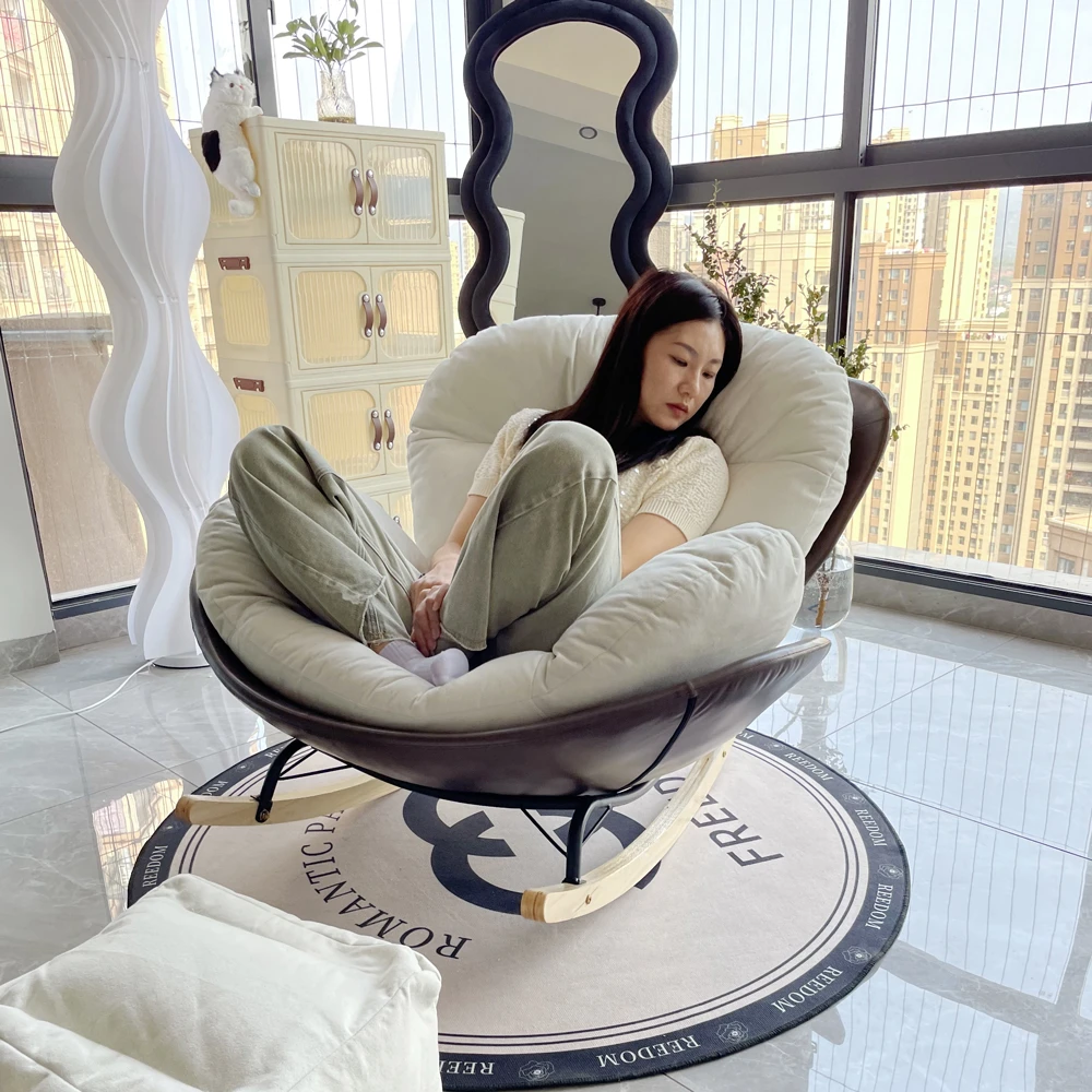 【顺丰送货上门】现代简约时尚摇摇椅客厅阳台懒人沙发舒适惬意时光