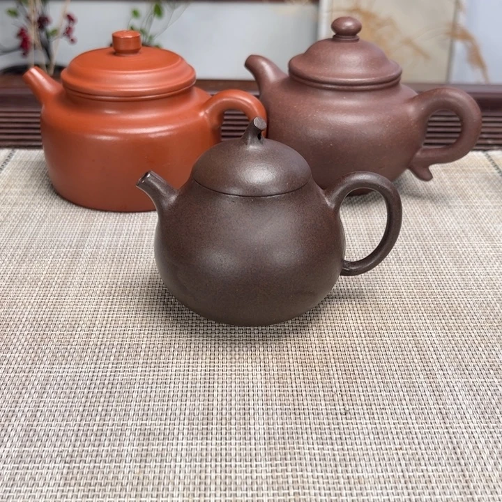 茶壶紫砂茄花140c