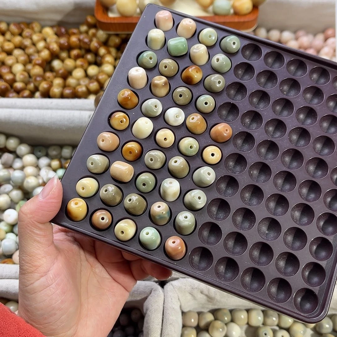 菩提根/象牙果手串梧*年糕瑕疵款46颗