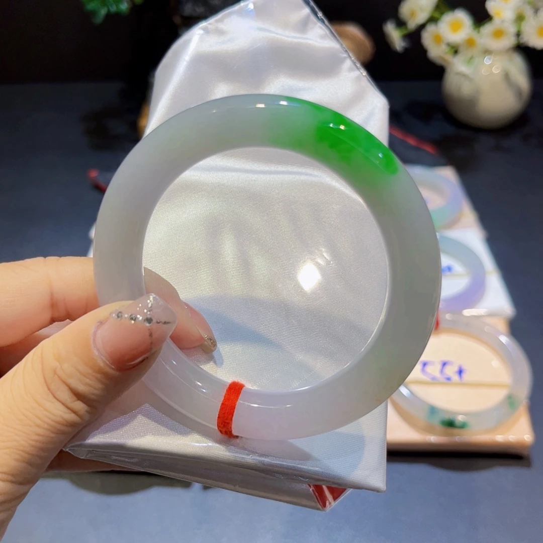 翡翠手镯未镶嵌翡翠手镯56圈口