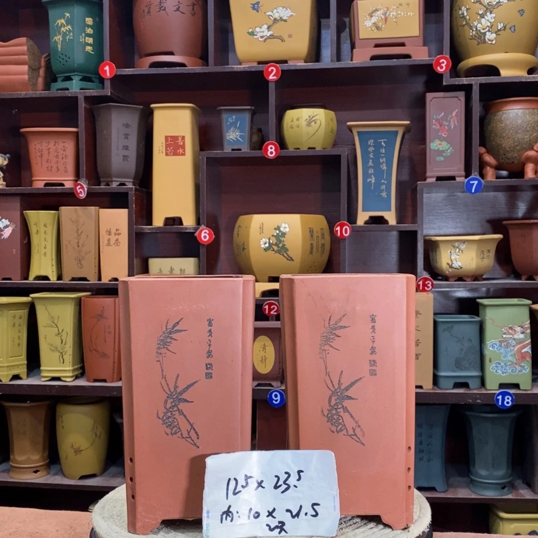 紫砂艺术紫砂花盆