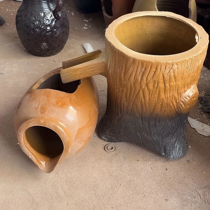 粗陶口径20/27微瑕。11/28/18进水口2.5厘米