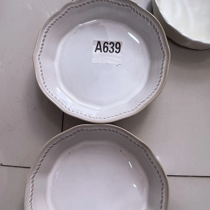 瓷片瑕疵特价陶瓷深盘