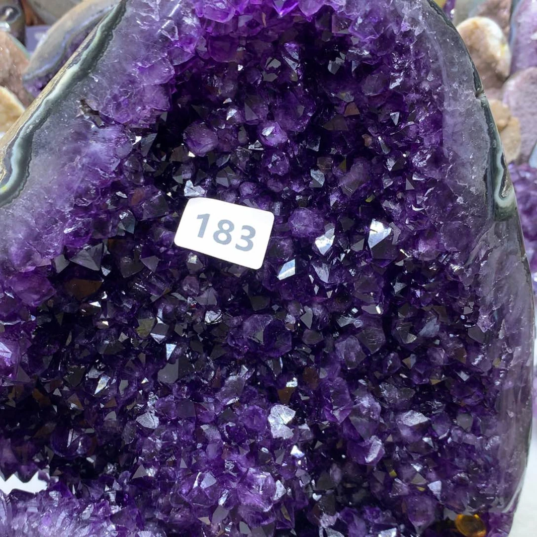 紫晶大型摆件（非配饰）未镶嵌脆***饼