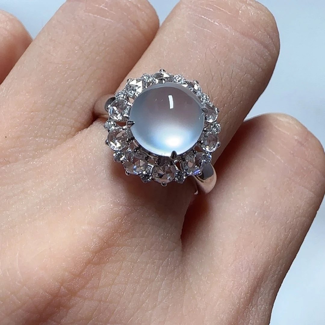 X***x翡翠戒指18K金镶嵌戒指